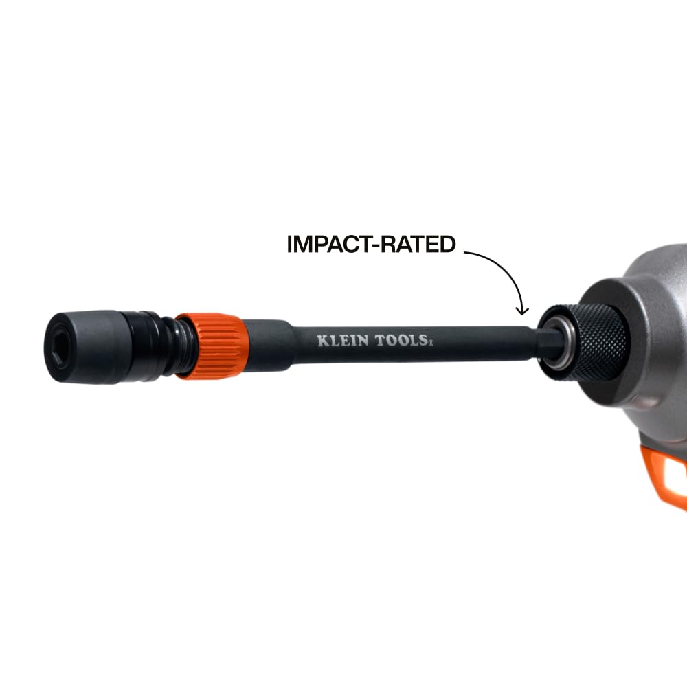 Klein Tools 31088 6-Inch Dual-Lock Extension, 1/4-Inch Hex Shank